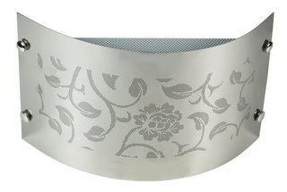 Kinkiet Aluno chromowy metalowy do salonu i sypialni lampa ścienna E14 IP20