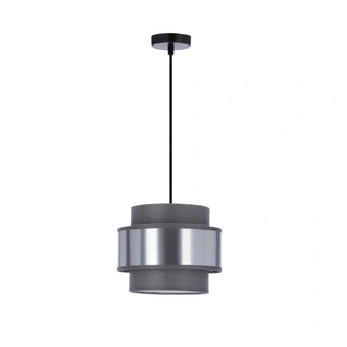 Lampa wisząca Hare z abażurem pojedyncza do salonu i sypialni E27