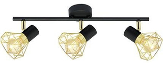 Lampa sufitowa Verve listwa z abażurami 3-punktowa do salonu