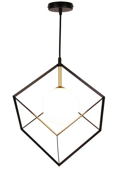 Lampa wisząca czarno-złota 20cm Weert Ledea 50101046