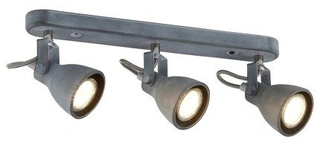 Lampa sufitowa ASH listwa reflektor regulowana 3-punktowa do korytarza metalowa