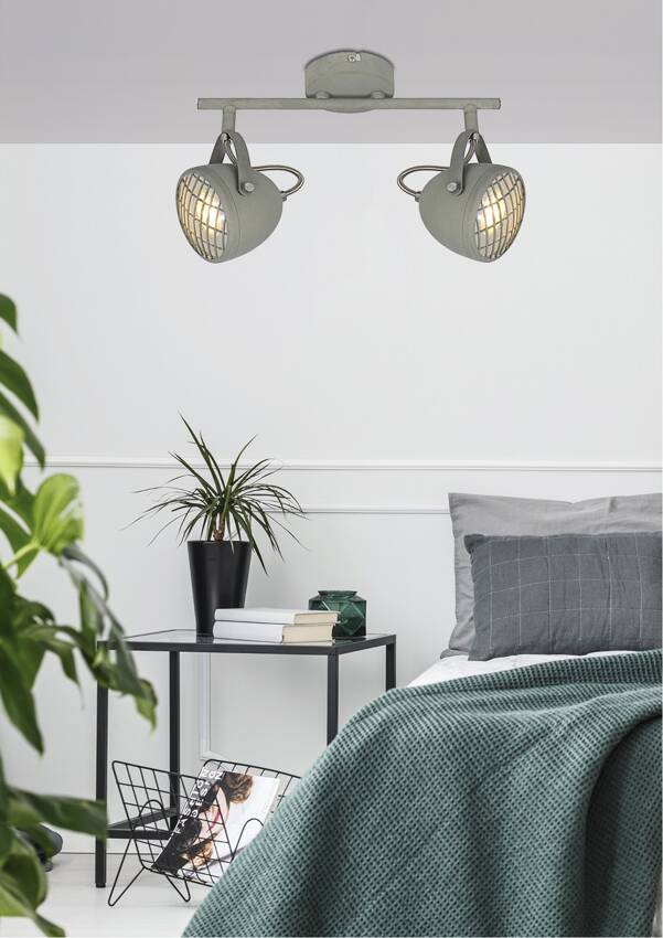 Lampa sufitowa PENT listwa reflektor regulowana 2-punktowa metalowa