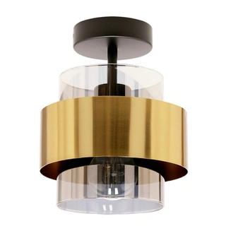 Lampa sufitowa Spiega ze szklanym kloszem 1-punktowa do jadalni