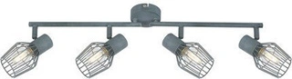 Lampa sufitowa Viking listwa regulowana 4-punktowa do salonu metalowa