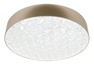 Plafon LED Luxis okrągły złoty 38 cm zmienna barwa światła i jasność 2800-6500K na pilota IP20