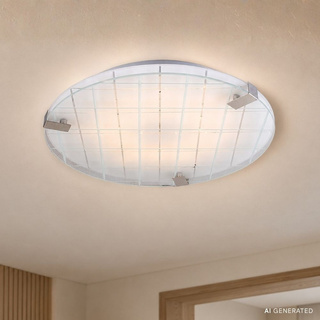 Plafon Noble biały okrągły 31 cm do łazienki salonu kuchni E27