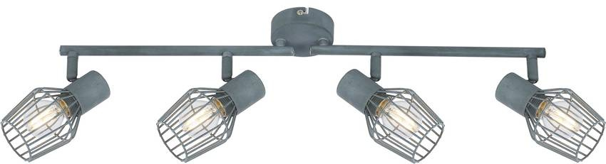 Lampa sufitowa Viking listwa regulowana 4-punktowa do salonu metalowa