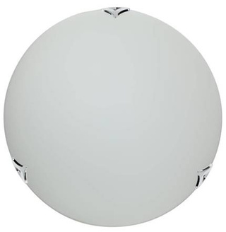 Plafon Sara okrągły szklany 30 cm srebrny IP20 E27 Candellux