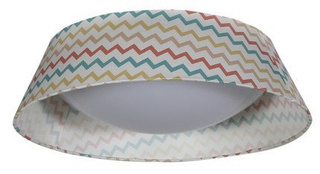 Lampa sufitowa River okrągła z abażurami LED do pokoju dziecięcego