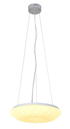 Lampa wisząca Nil LED szklany biały klosz do salonu nad stół nowoczesna