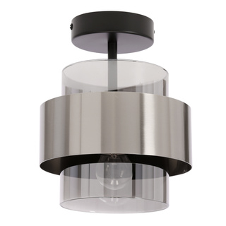 Lampa sufitowa Spiega ze szklanym kloszem 1-punktowa do salonu