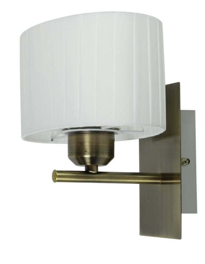 Kinkiet patynowy/biały lampa ścienna Berg 21-45676