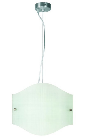 Lampa wisząca Teodor szklana z kloszem pojedyncza E27 do salonu