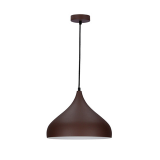 Lampa wisząca Viborg metalowa brązowa do salonu nad stół 1xE27 40W