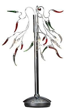 Lampka nocna Paprique ozdobna srebrna 3-płomienna G4 Candellux