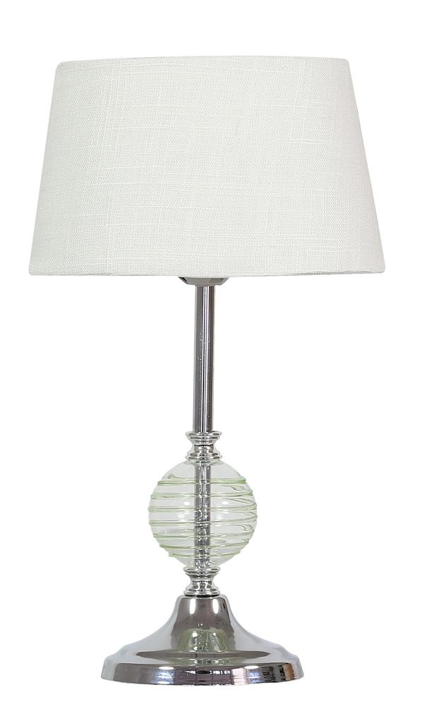 Lampka nocna Fero nowoczesna metalowa z abażurem E27