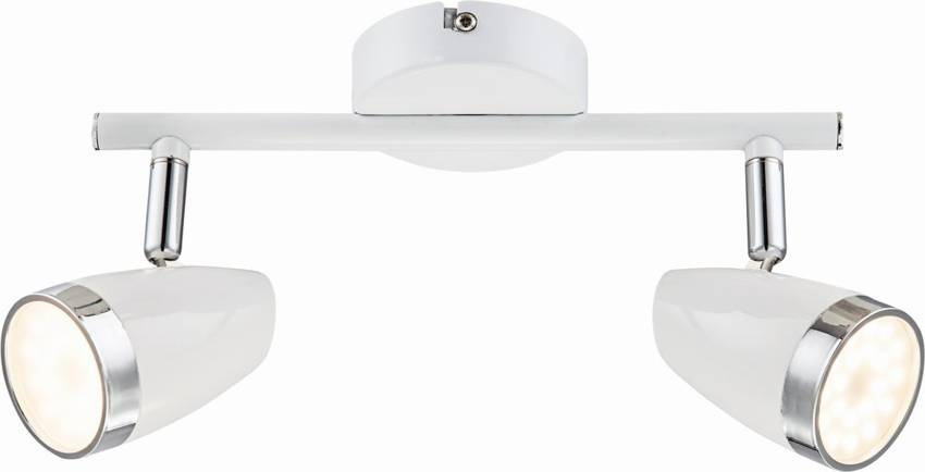 Candellux Lighting Lampa sufitowa ścienna listwa biała spot LED 2x40W Blanca 92-44013