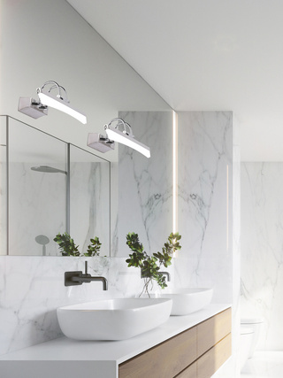 Kinkiet GLORY nad lustro LED łazienkowy chrom Candellux