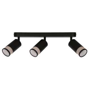 Lampa sufitowa Flin listwa 3-punktowa do salonu metalowa