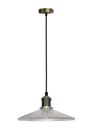 Lampa wisząca Chester szklana do salonu 1 płomienna 21 cm E27 nowoczesna