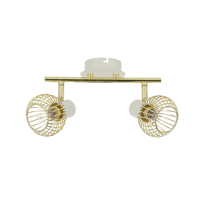 Lampa sufitowa Oslo listwa regulowana 2-punktowa do salonu