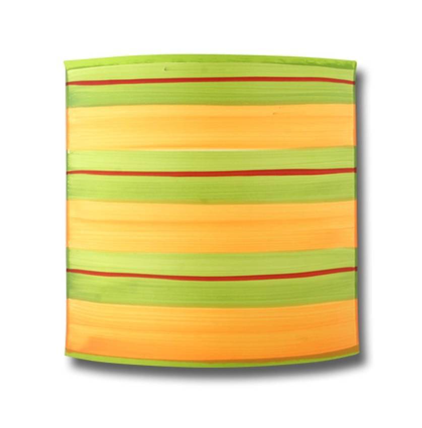 Lampa ścienna kinkiet 1X40W E14 zielony pomarańczowy MAJA 20-80328