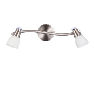 Lampa sufitowa SELIA listwa ze szklanymi kloszami regulowana 2-punktowa