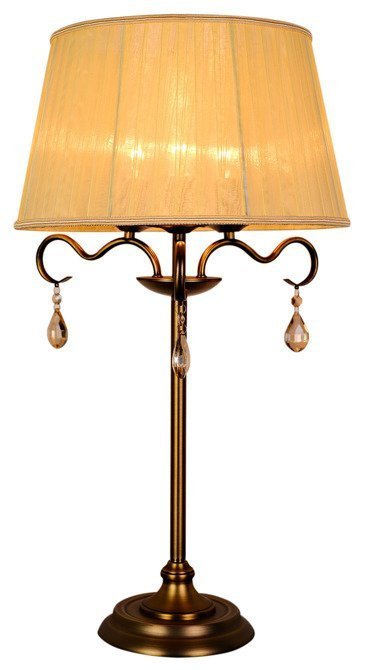 Lampa Stołowa Gabinetowa Candellux Fiesta 41-15273 E14 Patyna