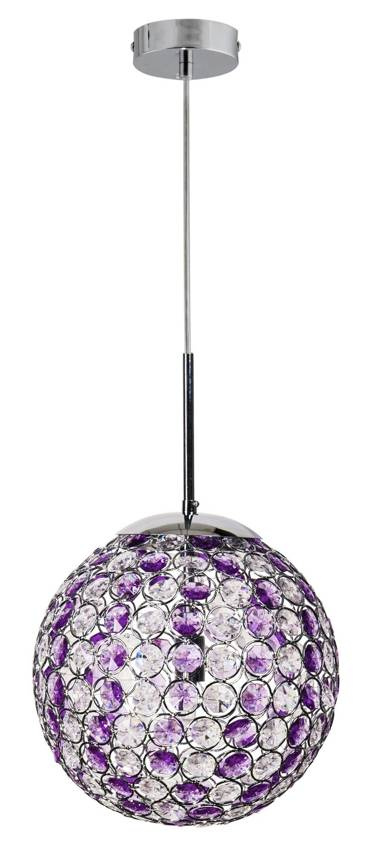 Candellux Lighting Lampa sufitowa Candellux 31-85712 Starlet 25 1X40W G9 fioletowy chrom