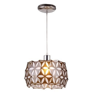 Lampa wisząca Olimpia pojedyncza z abażurem do salonu E27 Candellux