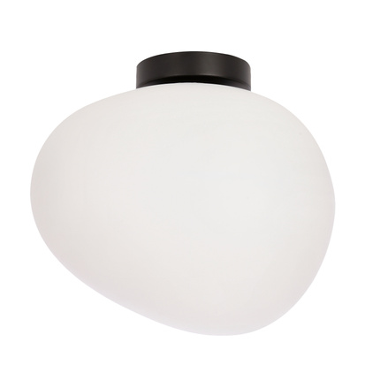 STONES lampa sufitowa plafon 30cm 1x40W E27 klosz biały  13-35189