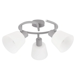 Lampa sufitowa Ginko oprawa ze szklanymi kloszami 3-punktowa do salonu