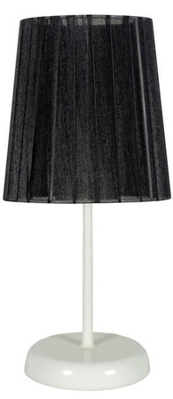 Lampka nocna Rifasa klasyczna z abażurem metalowa czarna