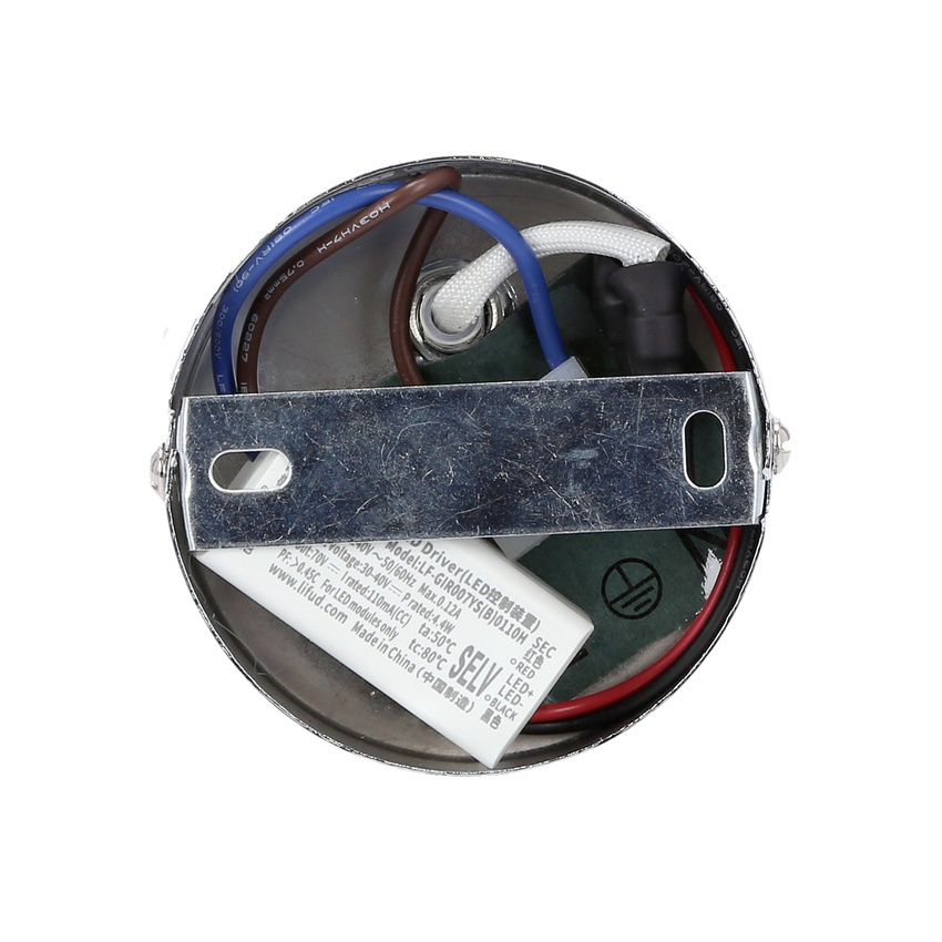 Lampa ścienna kinkiet 1X5W LED chrom THEMA 91-60761 widok z boku