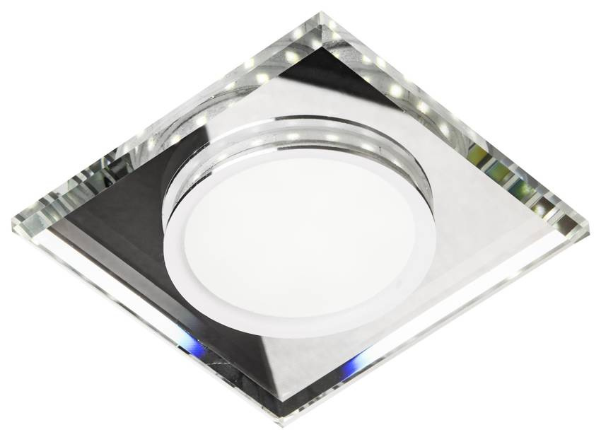 Lampa wpuszczana kwadratowa szklana LED zintegrowany 6500K nowoczesna do salonu