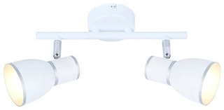 Lampa sufitowa Fido listwa regulowana 2-punktowa metalowa