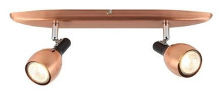 Lampa sufitowa Cross listwa regulowana 2-punktowa metalowa