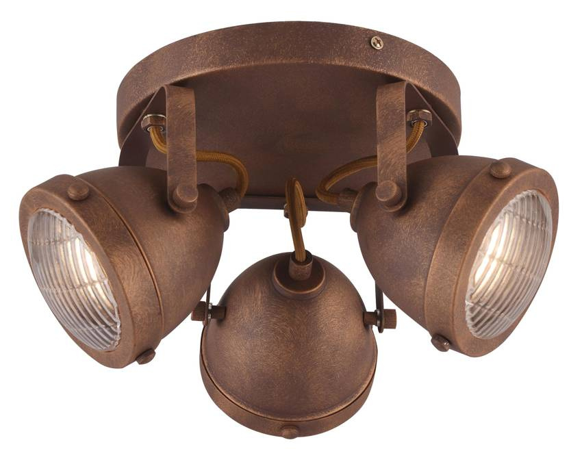 Lampa sufitowa FRODO reflektor regulowana 3-punktowa metalowa