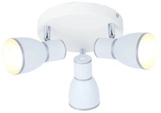 Lampa sufitowa Fido reflektor regulowana 3-punktowa do salonu