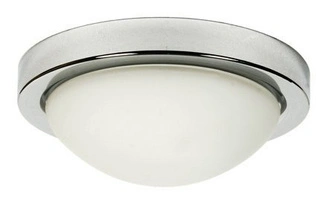 Plafon Roda okrągły do łazienki chrom biały 32 cm 2xE27 IP20