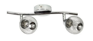 Lampa sufitowa Novel listwa regulowana 2-punktowa do salonu