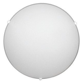 Plafon LED Bianca okrągły do korytarza 30 cm biały szklany