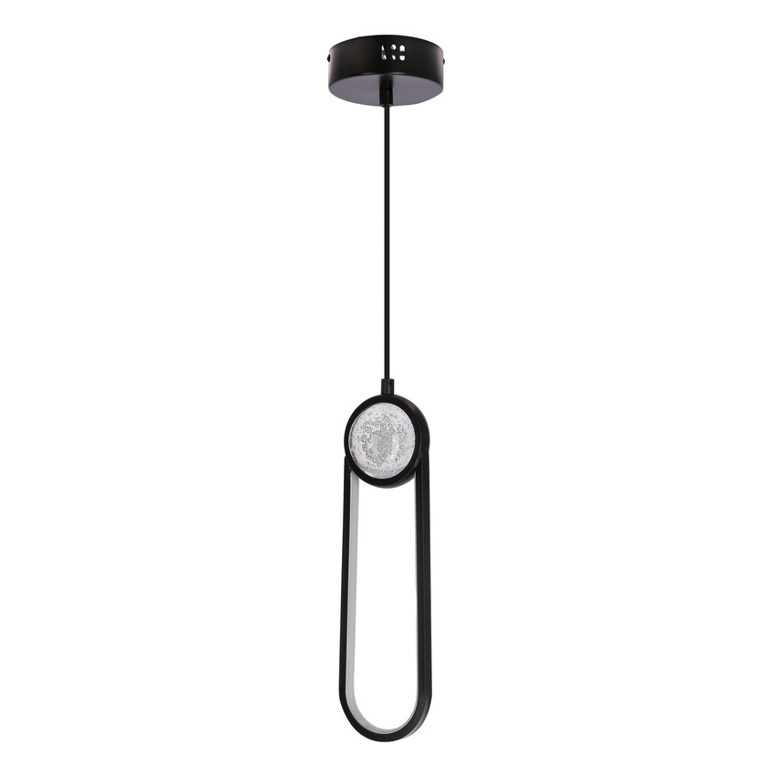 LACRIMA lampa wiszaca czarny 10cm 15W LED 3000K maskownica biała 31-35585 - Candellux