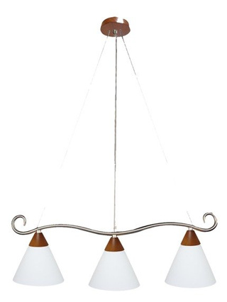lampa sufitowa candellux wyprzedaż 33-27569 salem zwis 3x60w E27 satyna nikiel