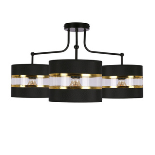 Lampa sufitowa Andy z abażurami 3-punktowa do salonu