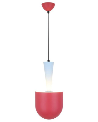 Lampa wisząca Visby Ledea metalowa kolorowa do salonu 1 płomienna E27