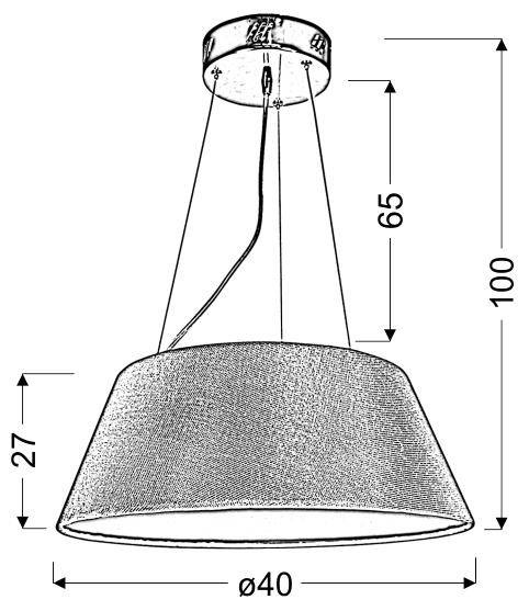 Lampa Candellux Gusto 31-41487 detale