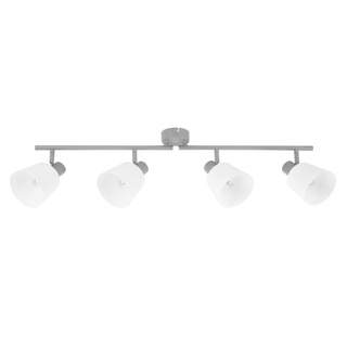 Lampa sufitowa GINKO listwa ze szklanymi kloszami 4-punktowa do salonu