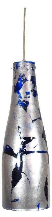 Candellux Lighting Lampa sufitowa Candellux 31-85286 Butelka 1X60 W niebieski srebrny