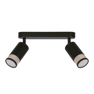 Lampa sufitowa Flin listwa 2-punktowa do salonu metalowa